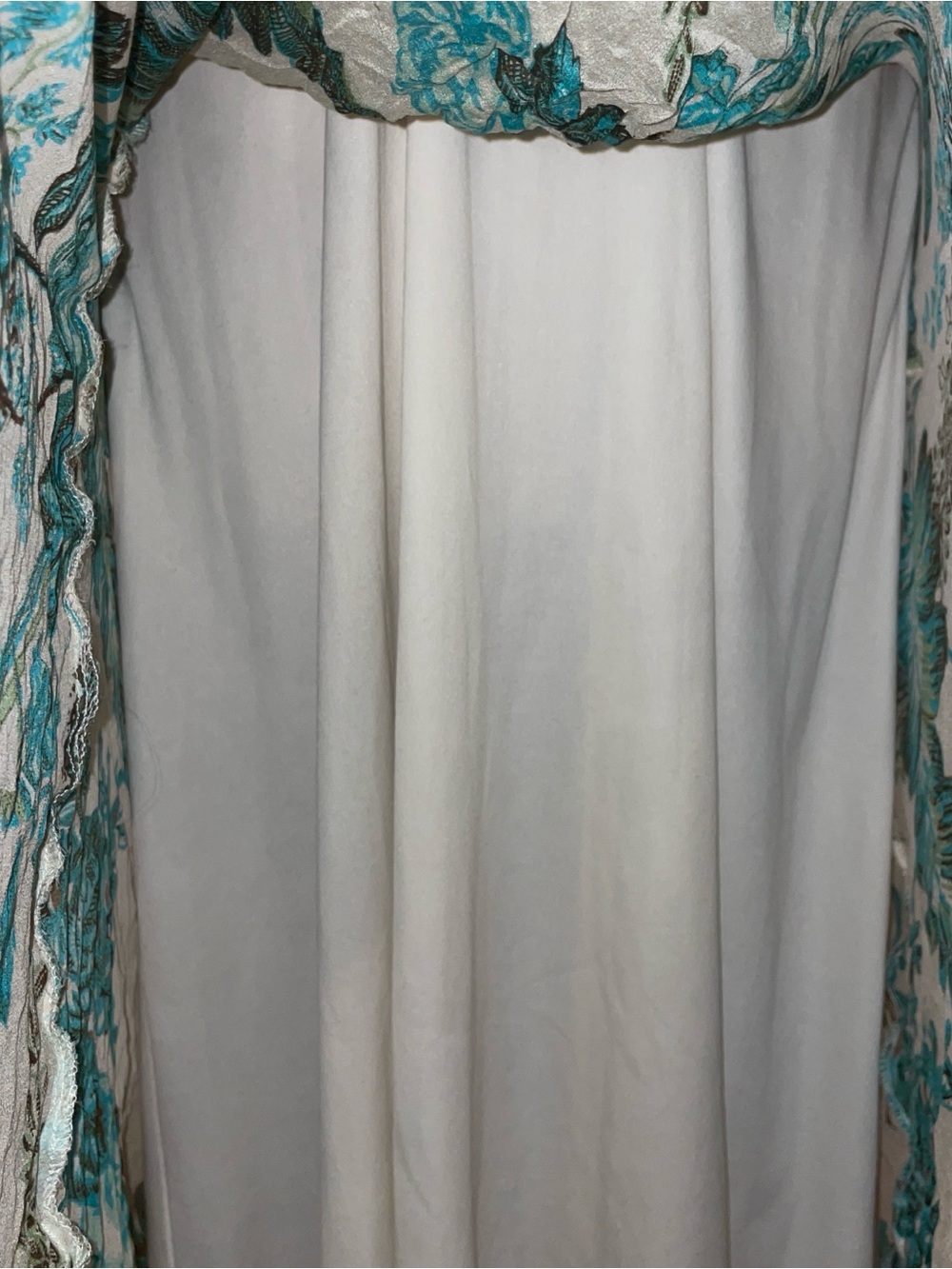 Floral silk maxi dress-dainty-delicate-modest SIZE 12 Jonathan Martin - Picture 10 of 11